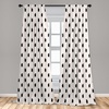 image:imageAmbesonne Animal Print Window Curtains Savannah Pattern Cheetah Skin Print Fauna Theme in Neutral Colors Print Lightweight Decor 2Panel Set with Rod Pocket Pair of  28 x 63 Beige and BrownCream Black