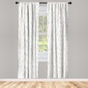 image:imageAmbesonne Animal Print Window Curtains Savannah Pattern Cheetah Skin Print Fauna Theme in Neutral Colors Print Lightweight Decor 2Panel Set with Rod Pocket Pair of  28 x 63 Beige and BrownWhite and Beige