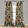 image:imageAmbesonne Animal Print Window Curtains Savannah Pattern Cheetah Skin Print Fauna Theme in Neutral Colors Print Lightweight Decor 2Panel Set with Rod Pocket Pair of  28 x 63 Beige and BrownOlive Green Redwood Beige