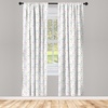 image:imageAmbesonne Animal Print Window Curtains Savannah Pattern Cheetah Skin Print Fauna Theme in Neutral Colors Print Lightweight Decor 2Panel Set with Rod Pocket Pair of  28 x 63 Beige and BrownBlue White