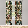 image:imageAmbesonne Animal Print Window Curtains Savannah Pattern Cheetah Skin Print Fauna Theme in Neutral Colors Print Lightweight Decor 2Panel Set with Rod Pocket Pair of  28 x 63 Beige and BrownOlive Green Redwood Beige