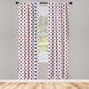 image:imageAmbesonne Animal Print Window Curtains Savannah Pattern Cheetah Skin Print Fauna Theme in Neutral Colors Print Lightweight Decor 2Panel Set with Rod Pocket Pair of  28 x 63 Beige and BrownDark Blue Navy