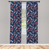 image:imageAmbesonne Animal Print Window Curtains Savannah Pattern Cheetah Skin Print Fauna Theme in Neutral Colors Print Lightweight Decor 2Panel Set with Rod Pocket Pair of  28 x 63 Beige and BrownNavy Blue