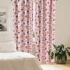 image:imageAmbesonne Animal Print Window Curtains Savannah Pattern Cheetah Skin Print Fauna Theme in Neutral Colors Print Lightweight Decor 2Panel Set with Rod Pocket Pair of  28 x 63 Beige and BrownBrown Pink