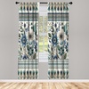 image:imageAmbesonne Animal Print Window Curtains Savannah Pattern Cheetah Skin Print Fauna Theme in Neutral Colors Print Lightweight Decor 2Panel Set with Rod Pocket Pair of  28 x 63 Beige and BrownEggshell Laurel Green