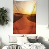 image:imageAmbesonne Desert Tapestry Footprints on Sand Dunes at Sunrise Hot Dubai Landscape Travel Destination Wide Wall Hanging for Bedroom Living Room Dorm 60 X 40 Dark Orange YellowDark Orange Yellow