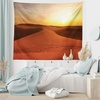 image:imageAmbesonne Desert Tapestry Footprints on Sand Dunes at Sunrise Hot Dubai Landscape Travel Destination Wide Wall Hanging for Bedroom Living Room Dorm 60 X 40 Dark Orange YellowDark Orange Yellow