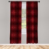 image:imageAmbesonne Floral Curtains Exquisite Floral Inspired Vibrant Toned Branch Blush Baroque Curls Image Window Treatments 2 Panel Set for Living Room Bedroom Pair of  28 x 95 Maroon RoseVermilion Black