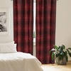 image:imageAmbesonne Floral Curtains Exquisite Floral Inspired Vibrant Toned Branch Blush Baroque Curls Image Window Treatments 2 Panel Set for Living Room Bedroom Pair of  28 x 95 Maroon RoseVermilion Black