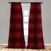 image:imageAmbesonne Floral Curtains Exquisite Floral Inspired Vibrant Toned Branch Blush Baroque Curls Image Window Treatments 2 Panel Set for Living Room Bedroom Pair of  28 x 95 Maroon RoseVermilion Black