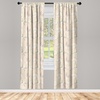 image:imageAmbesonne Floral Curtains Exquisite Floral Inspired Vibrant Toned Branch Blush Baroque Curls Image Window Treatments 2 Panel Set for Living Room Bedroom Pair of  28 x 95 Maroon RoseChampagne Mauve