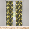image:imageAmbesonne Floral Curtains Exquisite Floral Inspired Vibrant Toned Branch Blush Baroque Curls Image Window Treatments 2 Panel Set for Living Room Bedroom Pair of  28 x 95 Maroon RoseGreen Olive