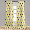 image:imageAmbesonne Floral Curtains Exquisite Floral Inspired Vibrant Toned Branch Blush Baroque Curls Image Window Treatments 2 Panel Set for Living Room Bedroom Pair of  28 x 95 Maroon RoseYellow Black