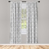 image:imageAmbesonne Floral Curtains Exquisite Floral Inspired Vibrant Toned Branch Blush Baroque Curls Image Window Treatments 2 Panel Set for Living Room Bedroom Pair of  28 x 95 Maroon RoseTaupe Pale