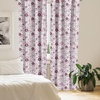 image:imageAmbesonne Floral Curtains Exquisite Floral Inspired Vibrant Toned Branch Blush Baroque Curls Image Window Treatments 2 Panel Set for Living Room Bedroom Pair of  28 x 95 Maroon RoseMaroon Rose