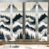 image:imageAmbesonne Floral Window Curtains Minimalist Design Cozy Neutral Farmhouse Plaid with Leaves and Flowers Lightweight Decorative 2Panel Set amp Rod Pocket Pair of  28 x 95 Sage Green Blue YellowDark Petrol Blue Eggshell