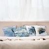 image:imageAmbesonne Marble Print Throw Pillow Cushion Case Pack of 4 Contemporary Greyscale Hazy Hues and Neutral Stone Like Motifs Print Modern Accent DoubleSided Digital Printing 20 Beige Pale Sky Blue
