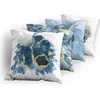 image:imageAmbesonne Marble Print Throw Pillow Cushion Case Pack of 4 Contemporary Greyscale Hazy Hues and Neutral Stone Like Motifs Print Modern Accent DoubleSided Digital Printing 20 Beige Pale Sky Blue