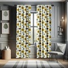 image:imageAmbesonne Neutral Window Curtains Pack of 2 Cartoonish Bears Nordic Scandi Themed Leaves Botanical Hearts Minimal Tones Lightweight Set with Rod Pocket 4 Panels of  28 x 95 Grey Tan and IvoryGreen Brown
