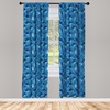 image:imageAmbesonne Neutral Window Curtains Pack of 2 Cartoonish Bears Nordic Scandi Themed Leaves Botanical Hearts Minimal Tones Lightweight Set with Rod Pocket 4 Panels of  28 x 95 Grey Tan and IvoryNavy Blue