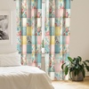 image:imageAmbesonne Neutral Window Curtains Pack of 2 Cartoonish Bears Nordic Scandi Themed Leaves Botanical Hearts Minimal Tones Lightweight Set with Rod Pocket 4 Panels of  28 x 95 Grey Tan and IvorySeafoam Pale Pink