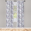 image:imageAmbesonne Neutral Window Curtains Pack of 2 Cartoonish Bears Nordic Scandi Themed Leaves Botanical Hearts Minimal Tones Lightweight Set with Rod Pocket 4 Panels of  28 x 95 Grey Tan and IvoryPurple Blue