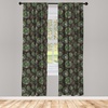 image:imageAmbesonne Neutral Window Curtains Pack of 2 Cartoonish Bears Nordic Scandi Themed Leaves Botanical Hearts Minimal Tones Lightweight Set with Rod Pocket 4 Panels of  28 x 95 Grey Tan and IvoryGreen and Brown