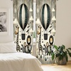 image:imageAmbesonne Neutral Window Curtains Pack of 2 Cartoonish Bears Nordic Scandi Themed Leaves Botanical Hearts Minimal Tones Lightweight Set with Rod Pocket 4 Panels of  28 x 95 Grey Tan and IvoryDusk Dark Teal Ecru