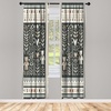 image:imageAmbesonne Neutral Window Curtains Pack of 2 Cartoonish Bears Nordic Scandi Themed Leaves Botanical Hearts Minimal Tones Lightweight Set with Rod Pocket 4 Panels of  28 x 95 Grey Tan and IvoryGrey Tan and Ivory