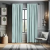 image:imageAmbesonne Neutral Window Curtains Pack of 2 Cartoonish Bears Nordic Scandi Themed Leaves Botanical Hearts Minimal Tones Lightweight Set with Rod Pocket 4 Panels of  28 x 95 Grey Tan and IvorySky Blue