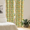 image:imageAmbesonne Neutral Window Curtains Pack of 2 Cartoonish Bears Nordic Scandi Themed Leaves Botanical Hearts Minimal Tones Lightweight Set with Rod Pocket 4 Panels of  28 x 95 Grey Tan and IvoryKhaki