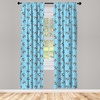 image:imageAmbesonne Neutral Window Curtains Pack of 2 Cartoonish Bears Nordic Scandi Themed Leaves Botanical Hearts Minimal Tones Lightweight Set with Rod Pocket 4 Panels of  28 x 95 Grey Tan and IvoryWhite Aqua