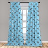 image:imageAmbesonne Neutral Window Curtains Pack of 2 Cartoonish Bears Nordic Scandi Themed Leaves Botanical Hearts Minimal Tones Lightweight Set with Rod Pocket 4 Panels of  28 x 95 Grey Tan and IvoryWhite Aqua