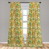 image:imageAmbesonne Neutral Window Curtains Pack of 2 Cartoonish Bears Nordic Scandi Themed Leaves Botanical Hearts Minimal Tones Lightweight Set with Rod Pocket 4 Panels of  28 x 95 Grey Tan and IvoryKhaki