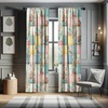 image:imageAmbesonne Neutral Window Curtains Pack of 2 Cartoonish Bears Nordic Scandi Themed Leaves Botanical Hearts Minimal Tones Lightweight Set with Rod Pocket 4 Panels of  28 x 95 Grey Tan and IvorySeafoam Pale Pink