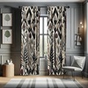 image:imageAmbesonne Neutral Window Curtains Pack of 2 Cartoonish Bears Nordic Scandi Themed Leaves Botanical Hearts Minimal Tones Lightweight Set with Rod Pocket 4 Panels of  28 x 95 Grey Tan and IvoryEggshell Ruby Dark Grey