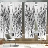 image:imageAmbesonne Neutral Window Curtains Pack of 2 Exotic Botanical Illustration of Leaves Pastel Tones Ferns and Palms Lightweight Set amp Rod Pocket 4 Panels of  28 x 63 Pale Reseda Green CoconutPearl Charcoal Grey
