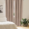 image:imageAmbesonne Paisley Curtains Delicate Bohemian Leafy Motives on Stripes in Neutral Muted Colors Window Treatments 2 Panel Set for Living Room Bedroom Pair of  28 x 63 Warm Taupe Ivory and SepiaWhite Brown