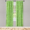 image:imageAmbesonne Paisley Curtains Delicate Bohemian Leafy Motives on Stripes in Neutral Muted Colors Window Treatments 2 Panel Set for Living Room Bedroom Pair of  28 x 63 Warm Taupe Ivory and SepiaGreen