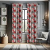 image:imageAmbesonne Paisley Curtains Delicate Bohemian Leafy Motives on Stripes in Neutral Muted Colors Window Treatments 2 Panel Set for Living Room Bedroom Pair of  28 x 63 Warm Taupe Ivory and SepiaRed Grey