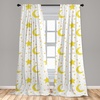 image:imageAmbesonne Paisley Curtains Delicate Bohemian Leafy Motives on Stripes in Neutral Muted Colors Window Treatments 2 Panel Set for Living Room Bedroom Pair of  28 x 63 Warm Taupe Ivory and SepiaPale Yellow
