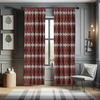 image:imageAmbesonne Paisley Curtains Delicate Bohemian Leafy Motives on Stripes in Neutral Muted Colors Window Treatments 2 Panel Set for Living Room Bedroom Pair of  28 x 63 Warm Taupe Ivory and SepiaRed Brown