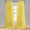 image:imageAmbesonne Paisley Curtains Delicate Bohemian Leafy Motives on Stripes in Neutral Muted Colors Window Treatments 2 Panel Set for Living Room Bedroom Pair of  28 x 63 Warm Taupe Ivory and SepiaMustard Yellow