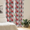 image:imageAmbesonne Paisley Curtains Delicate Bohemian Leafy Motives on Stripes in Neutral Muted Colors Window Treatments 2 Panel Set for Living Room Bedroom Pair of  28 x 63 Warm Taupe Ivory and SepiaRed Grey
