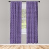 image:imageAmbesonne Paisley Curtains Delicate Bohemian Leafy Motives on Stripes in Neutral Muted Colors Window Treatments 2 Panel Set for Living Room Bedroom Pair of  28 x 63 Warm Taupe Ivory and SepiaPurple