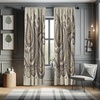 image:imageAmbesonne Paisley Curtains Delicate Bohemian Leafy Motives on Stripes in Neutral Muted Colors Window Treatments 2 Panel Set for Living Room Bedroom Pair of  28 x 63 Warm Taupe Ivory and SepiaWarm Taupe Ivory and Sepia
