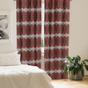 image:imageAmbesonne Paisley Curtains Delicate Bohemian Leafy Motives on Stripes in Neutral Muted Colors Window Treatments 2 Panel Set for Living Room Bedroom Pair of  28 x 63 Warm Taupe Ivory and SepiaRed Brown