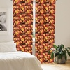 image:imageAmbesonne Paisley Curtains Delicate Bohemian Leafy Motives on Stripes in Neutral Muted Colors Window Treatments 2 Panel Set for Living Room Bedroom Pair of  28 x 63 Warm Taupe Ivory and SepiaCinnamon Amber and Orange
