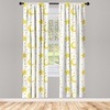 image:imageAmbesonne Paisley Curtains Delicate Bohemian Leafy Motives on Stripes in Neutral Muted Colors Window Treatments 2 Panel Set for Living Room Bedroom Pair of  28 x 63 Warm Taupe Ivory and SepiaPale Yellow