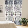 image:imageAmbesonne Paisley Curtains Delicate Bohemian Leafy Motives on Stripes in Neutral Muted Colors Window Treatments 2 Panel Set for Living Room Bedroom Pair of  28 x 63 Warm Taupe Ivory and SepiaCeil Blue Laurel Green